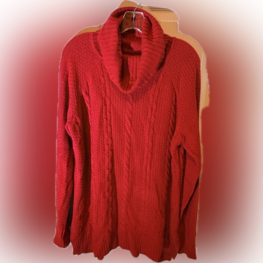 Faded Glory Red Sweater